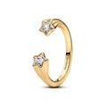 PANDORA 163582C01-54 – Damen Ring mit Gelbgold-Vergoldung