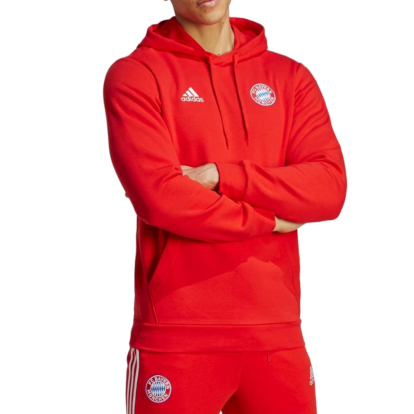 Bayern Munich Casual 3S presentation sweat tracksuit 2023/24 - Adidas-1