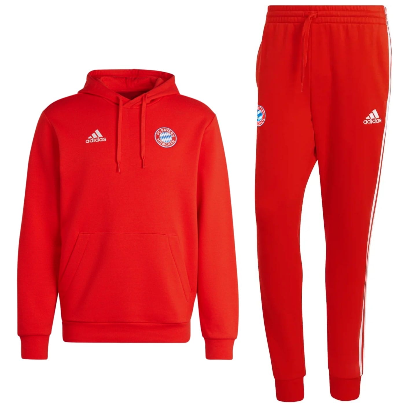 Bayern Munich Casual 3S presentation sweat tracksuit 2023/24 - Adidas-0